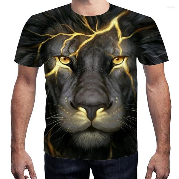 

men's t shirts arrival lion t-shirt hip hop men clothes 3d printed shirt streetwear kid summer short sleeve male casual funny tshirt 1, White;black