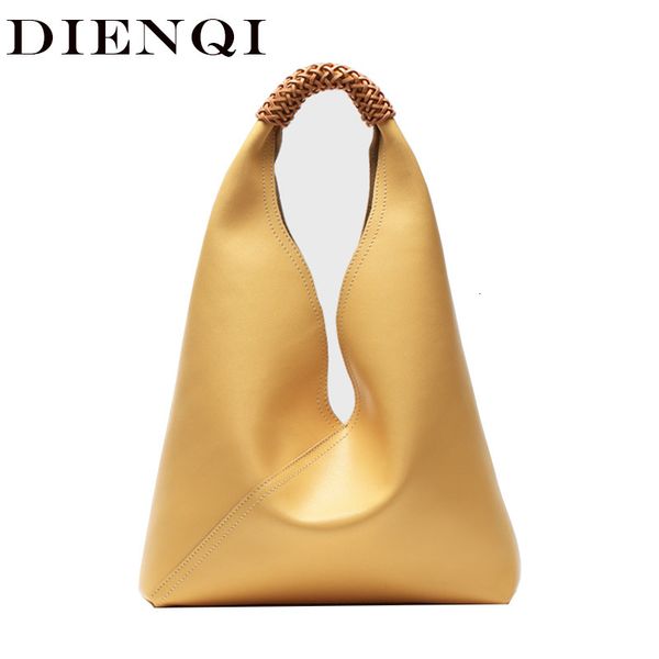 

evening bags natural yellow genuine leather bag handbags big female shoulder luxury ladies tote hobo hand 230426
