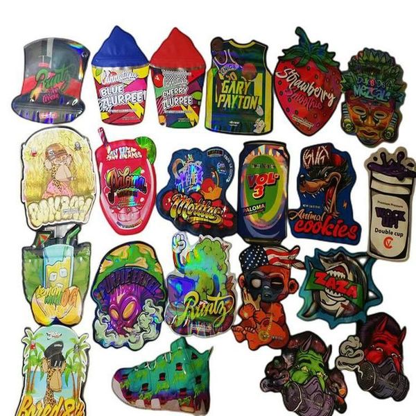

packing bags die cut out shape mylar bag 3 5 cannatique blue cherry zlurpee donmerfos paloma runtz backpack boyz holographic custom otogi