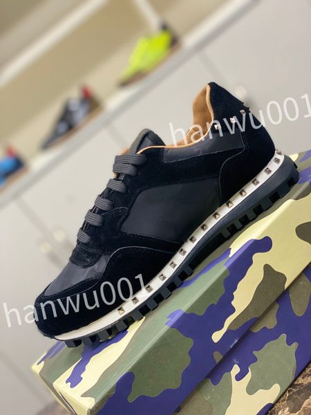 

new mens designer shoe sports casual shoes travel fashion white women flat shoes lace-up leather sneaker trainers lady sneakers, Black