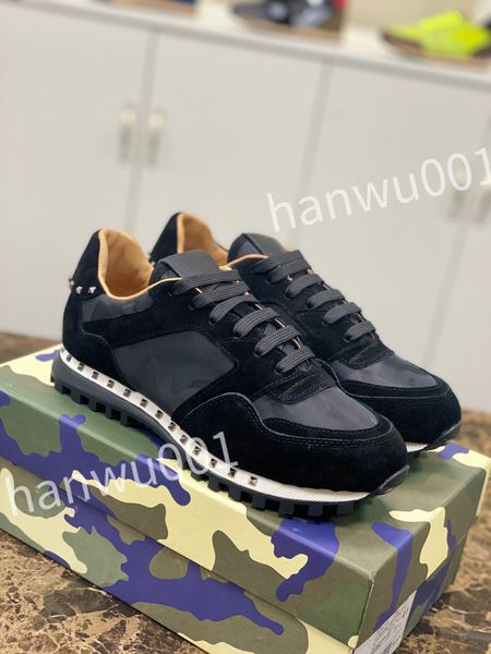 

2023 mens designer shoe sports casual shoes travel fashion white women flat shoes lace-up leather sneaker trainers lady sneakers, Black