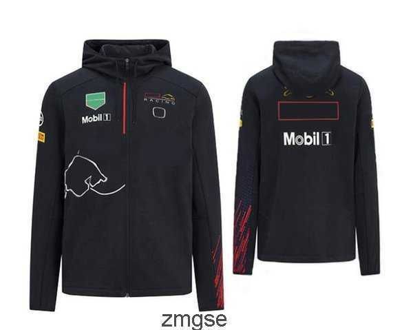 

2022 f1 formula one clothing team hooded zip sweatshirt custom gmv2, Black;brown