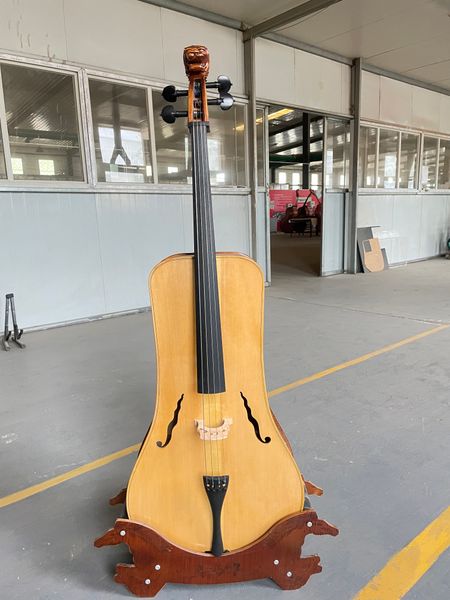 

factory made 4/4 lion head cello full size spruce maple ebony cello exquisite tiger pattern maple wood parts handmade