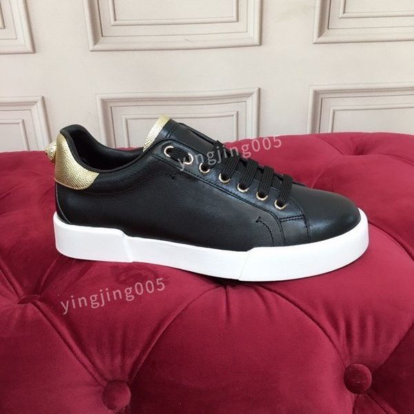 

quality casual shoes fashion genuine leather trainers sneakers runway platform wedges round lace up mens loafers, Black