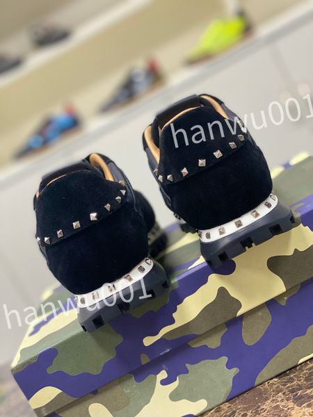 

2023 new mens designer shoe sports casual shoes travel fashion white women flat shoes lace-up leather sneaker trainers lady sneakers, Black