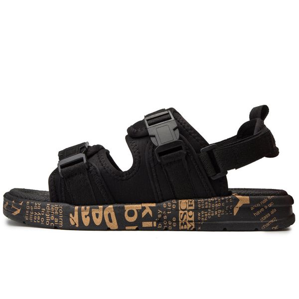 

summer roman sandals men's leisure sports sneakers non-slip vietnam soft-soled beach shoes men outdoor walking 425567001-115, Black