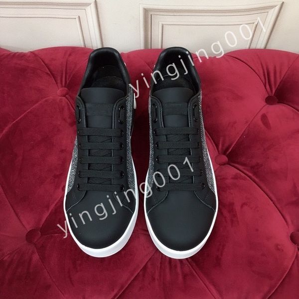 

2023 new luxury fashion sneaker men causal shoes fashion woman leather lace up sneakers white black mens womens