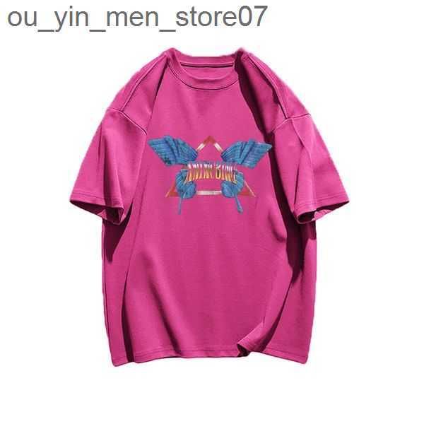 

womens t-shirt summer women tshirt designer shirts butterfly tees 2023 ss short sleeved loose cotton sweatershirt ladies anine bing tees 13, White
