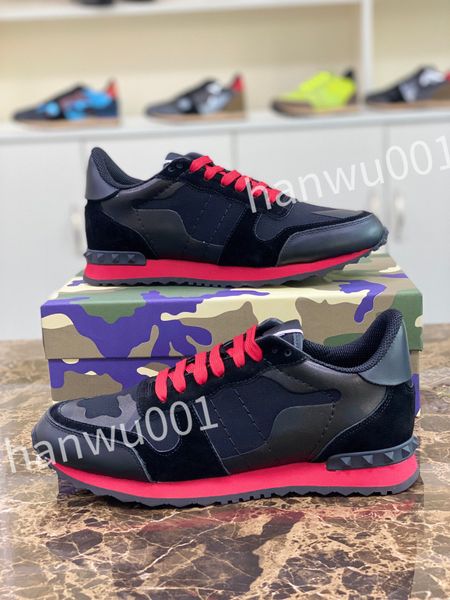 

new luxury platform mens casual shoes women travel leather lace-uptrainers sneaker cowhide fashion woman shoe flat lady sneakers, Black