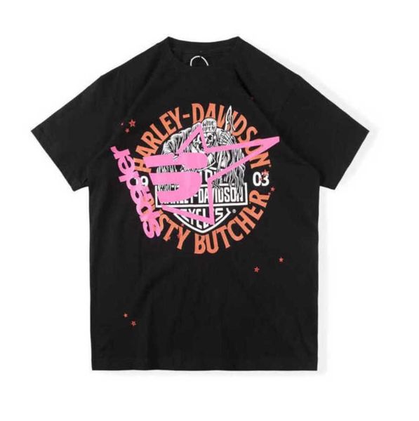 

designer style sp5der 555 spider t shirt shirts men's and women's fashion streetwear oversize short sleeve tshirts fashion sport 2, White;black