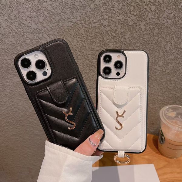 

beautiful iphone cases 14 13 12 11 pro max designer ys card wallet phone case 14pro 13pro x xs xr 7 8 plus luxury purse with logo box packin
