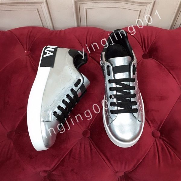 

2023 new luxury fashion sneaker men causal shoes fashion woman leather lace up sneakers white black mens womens