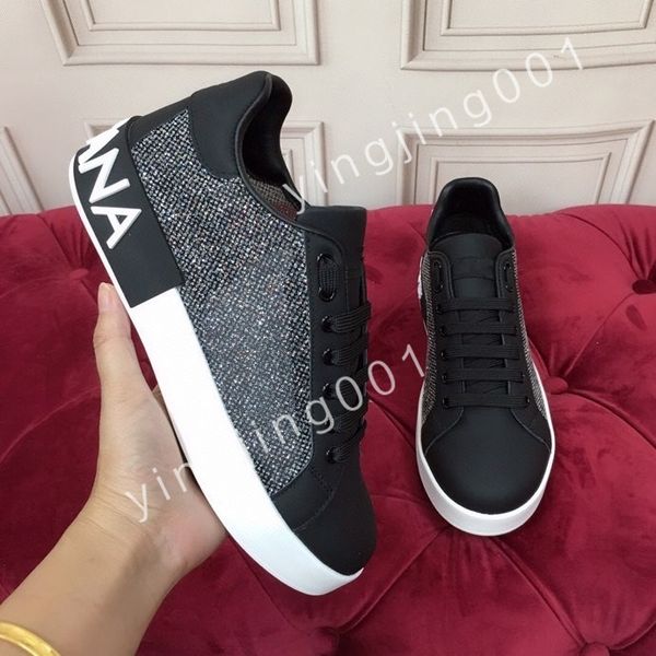 

luxury fashion sneaker men causal shoes fashion woman leather lace up sneakers white black mens womens