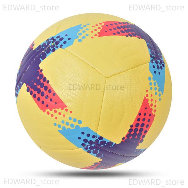 

others apparel football 2023 match soccer ball standard size 5 size 4 pu material sports league football training balls futbol futebol t2304, Black;white