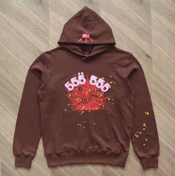 

designer pullover spider sp5der hoodies young sweatshirts streetwear thug 555 angel hoody men women 11 web pullover hooded printing web swea, Black