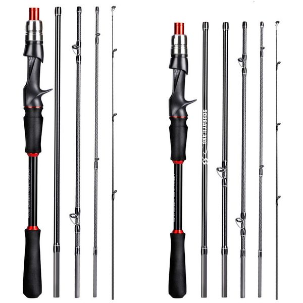 

boat fishing rods sougayilang 18m 21m lure carbon fiber spinningcasting protable travel pole tackle 230426