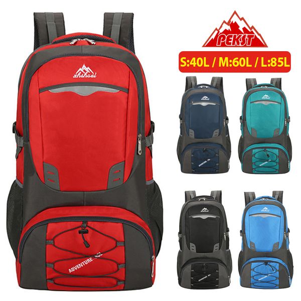 

backpack multi pockets 50l capacity outdoor sports bag waterproof climbing camping hiking women trekking for men 230426