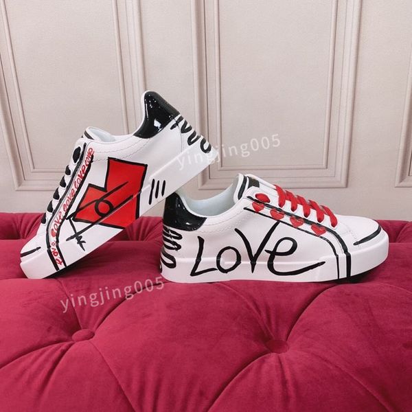 

2023new brand designer men women casual shoes triple black sneakers leather trainer printed platform trainers shoes