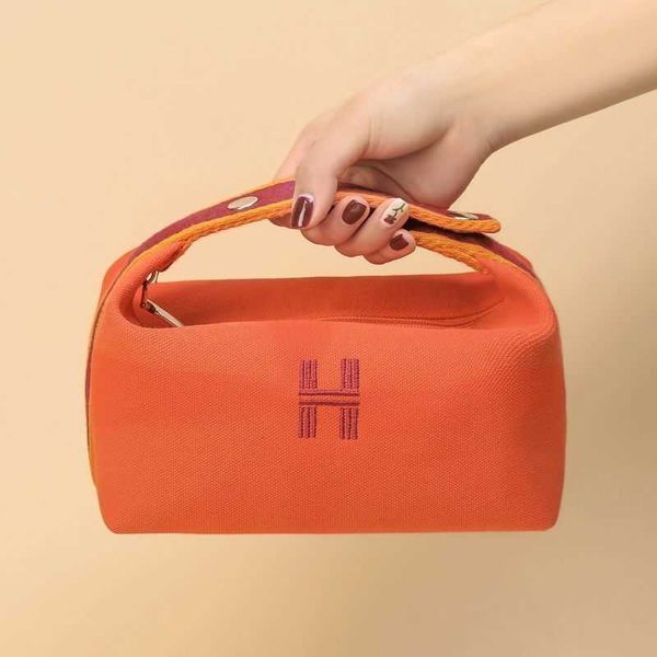 

luxury makeup bags designer heme totes handbag canvas makeup bag mesh red large capacity wash bag portable student large storage bag waterpr