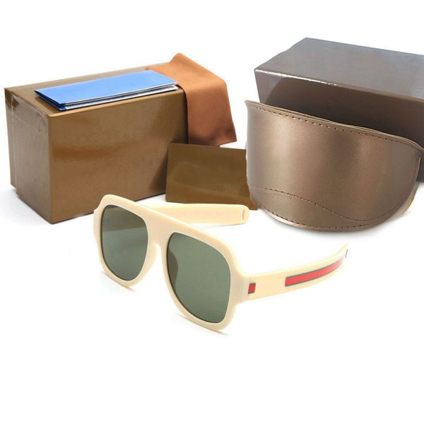 

beach womans sunglasses luxury vintage mens sun glasses net red same glasses brand men designer eyeglass gradient women spectacles 0255 no b, White;black