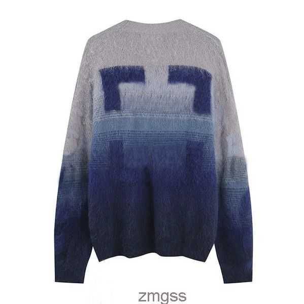 

color designers sweater mens womens arrow gradient cardigan lover senior classic multicolor round neck autumn winter keep warm comfortable, Black