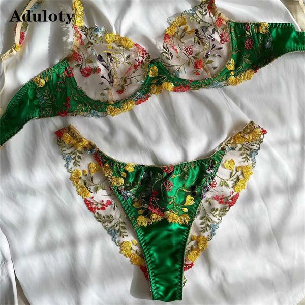 

set aduloty vero lingerie feminina renda fina bordado roupa interior ertica conjunto underwire reunir suti calcinha de duas peas terno j2304, Red;black