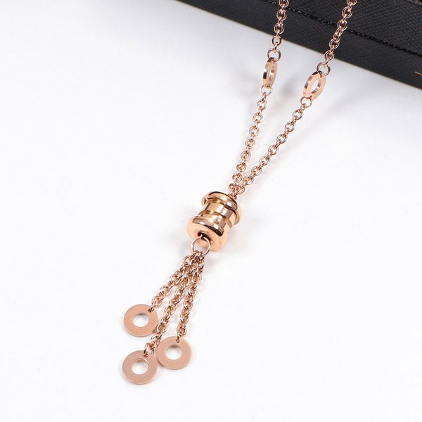 

luxury designer love pendant necklace men's and women's round full diamond letter necklaces valentine's day gift 18k gold pla, Silver