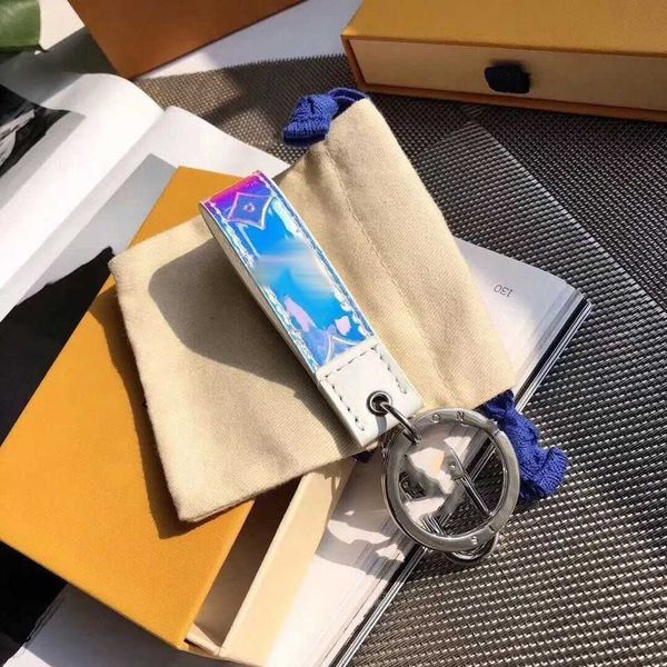 

high-end designers keychain old flower pendant couple letter keychains bag exquisite pendant luxurys key chain fashion, Silver
