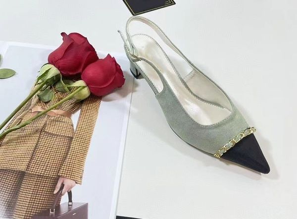 

designer shoes sandals women's leather sole high-heeled shoes pink peep-toe chain black diamond chain decoration women high heels luxur