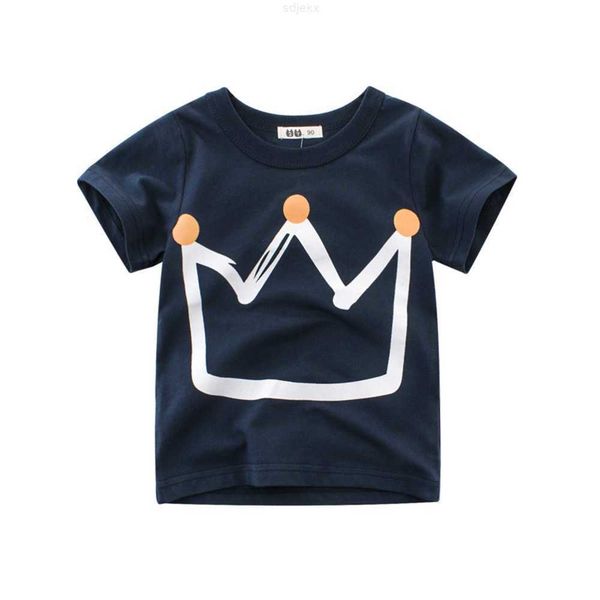 

clothing sets 2023 summer new boys' short sleeve t-shirt children's korean edition kids' kid, White