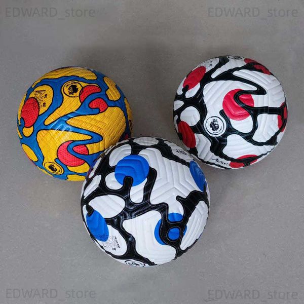 

football soccer football footy ball official size 5 premier seamless goal team match balls football training league footbal t230426, Black;white