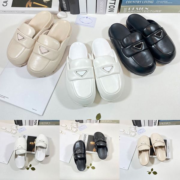 

women mules soft lining leather sandals slippers mule slides womens lady scuffs indoors outdoor fashions sandal, Black