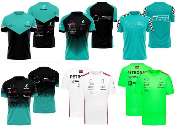 

f1 racing t-shirt summer new round neck jersey the same style custom
