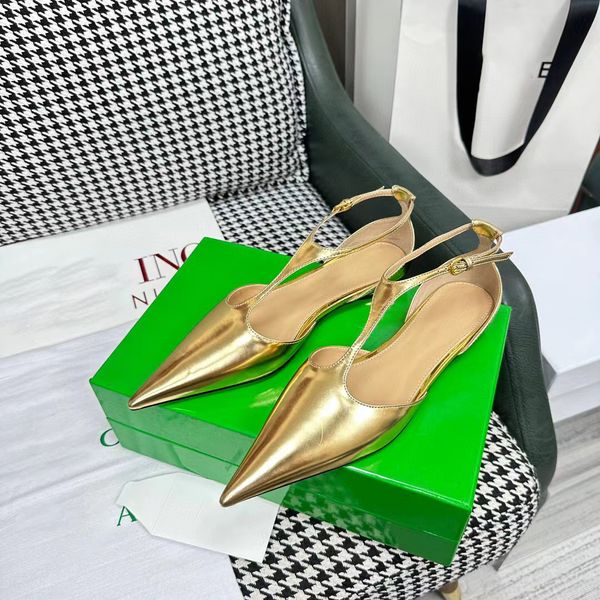 

rocket sandal summer classic woman ballet pointy flats shoes designer cowhide derma luxury retro chic ins sandal size35-41, Black