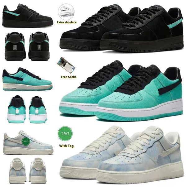 

tiffan airforce 1 shoes 1837 black multi color running shoes dz1382-001 sneakers for men and women 36-45women