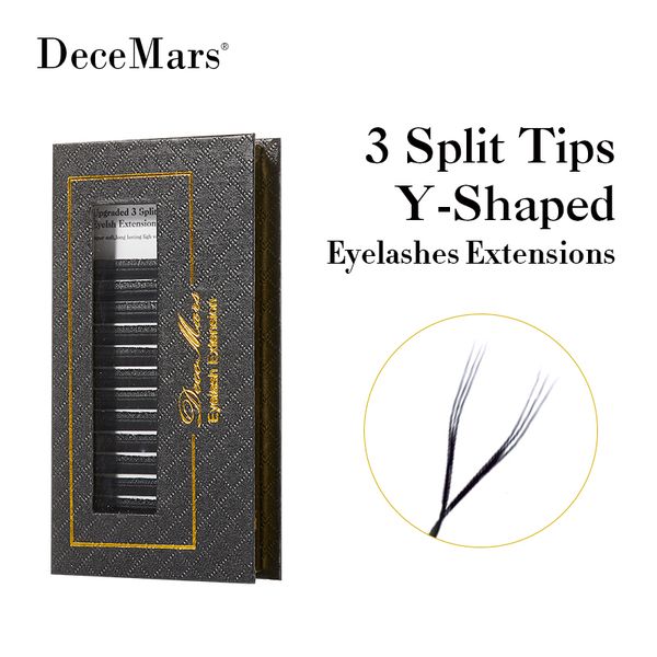 

makeup tools decemars 3 split tips yshaped eyelash eextension 230425