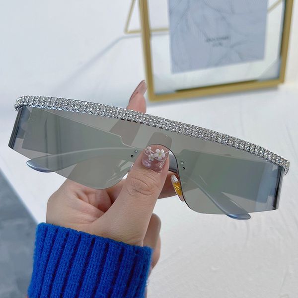 

fashion diamond sunglasses cycling eyewear men women eyeglasses hip hop sports sunglasses, White;black