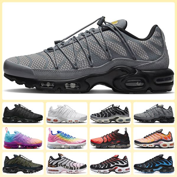 

tn plus toggle utility running shoes black metallic silver triple white pink spell fuchsia dream animal instinct halloween for mens women&#0
