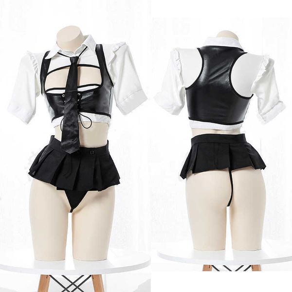 

set atacado anime cosplay terno oficial da polcia cosplay traje policial uniforme conjunto feminino tanque de couro do plutnio super mini sa, Red;black