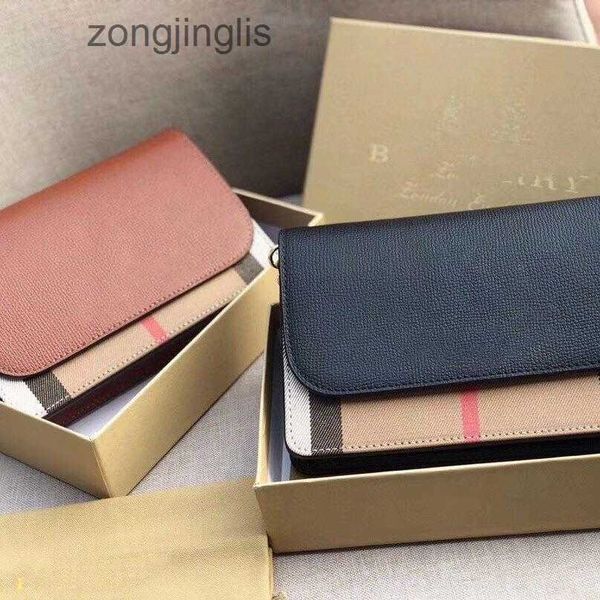 

hands outlet bag new tote designer burbrerys woman handbags plaid fashion simple and fashionable versatile plaid chain single shoulder messe