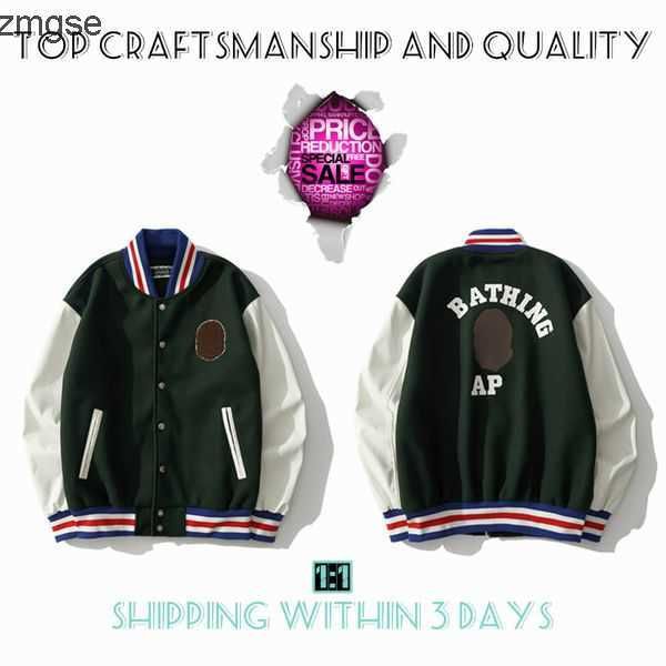 

mens mens jackets shark craftsmanship star spots designers coat varsity co-branding stylist storm ghosts military style camouflage jacket ba, Black;brown