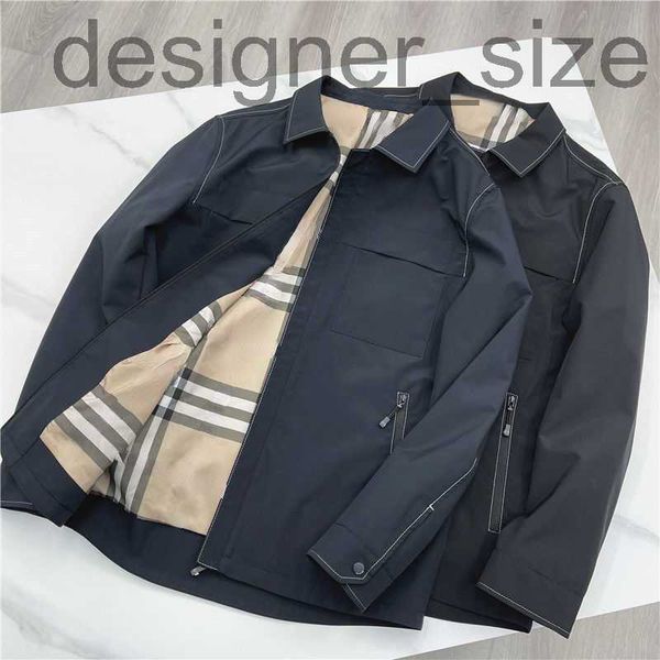 

men's jackets designerbby men jacket casual cardigan coat burb designer jackets mens nylon windbreaker loose zipper jacket d9l6, Black;brown