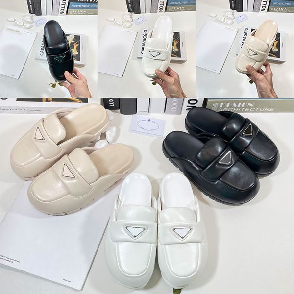 

size 35-40 womens mule shoes soft lining leather sandals slippers mules slides women lady scuffs indoors outdoor fashions casual sandal, Black