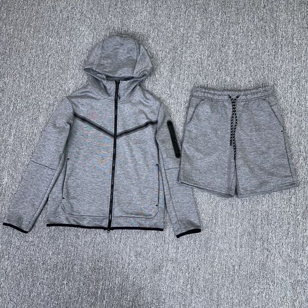 

men's 2023ss designer double spelling color lettering suit sportswear women's sportswear two-piece jogging jacket full zipper loos, Gray