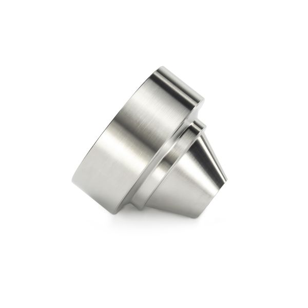 

fittings one piece stainless steel 17-4 skirted cone cups 1.355''od and 1/2x28 or 5/8x24 end cap soild cap for 1.5"od 7.8&#03
