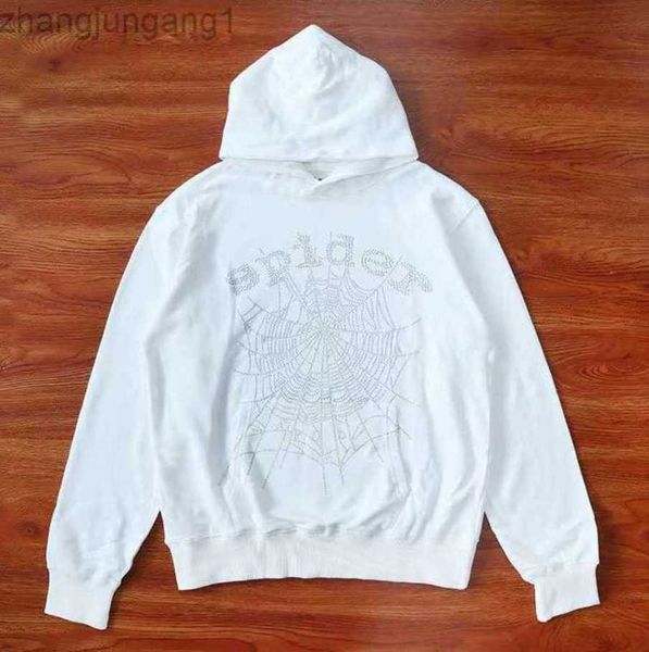 

22ss designer style spider 555555 hoodie jacket spi5er 555 fashion streetwear printed men's and women's couple's sweater hood, Black