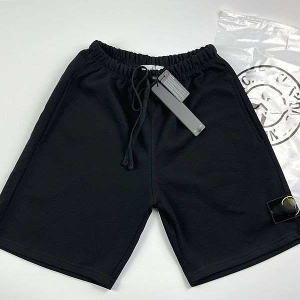 

mens designer stones island clothing apparel str cotton sports fashion street style tide knee length shorts size leatheryie, White;black