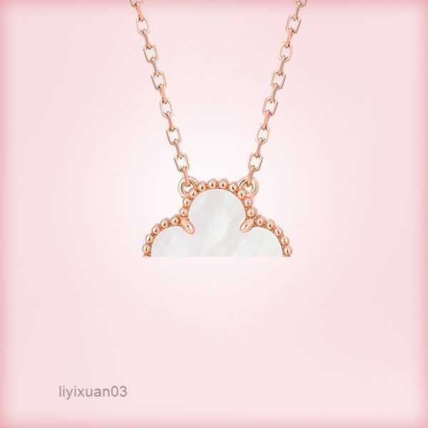 

endant necklaces four-leaf clover womens designer necklace classic 18-karat gold lucky four leaf clovers stylish personality gift282l 3 0hkb, Silver