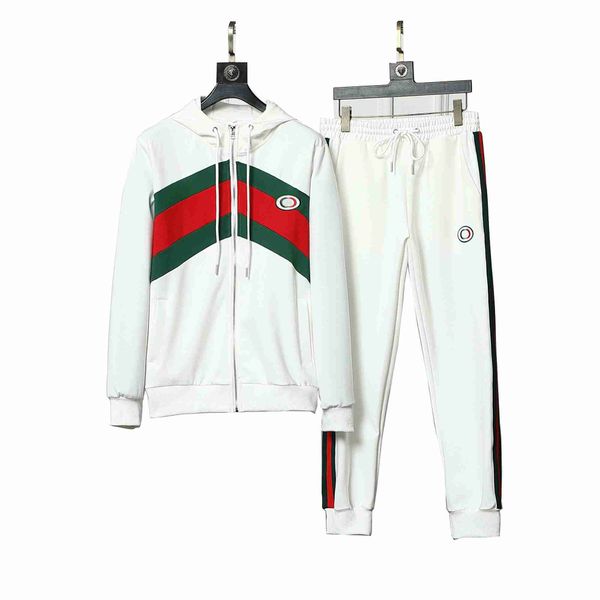 

23 mens designer sportswear tracksuit sets jackets long sleeves sweatshirts sweatsuits fashion casual hip hop sweat suits sports set men tra, Gray