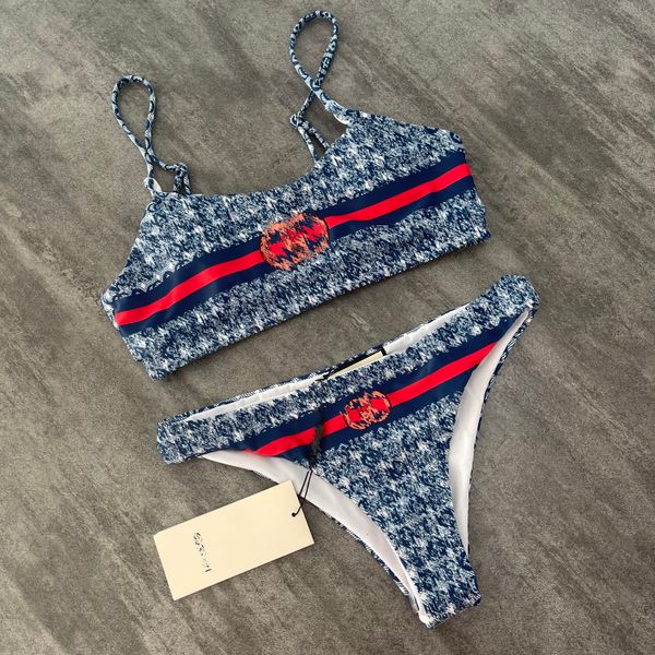 

2023 black leopard bathing suit fashion high waist tie dye bikini